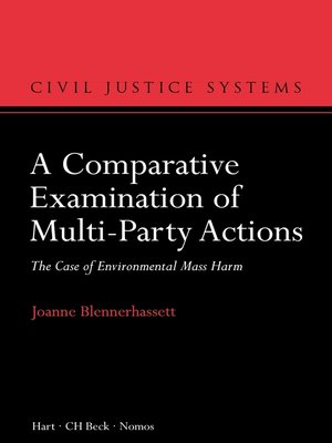 cover image of A Comparative Examination of Multi-Party Actions